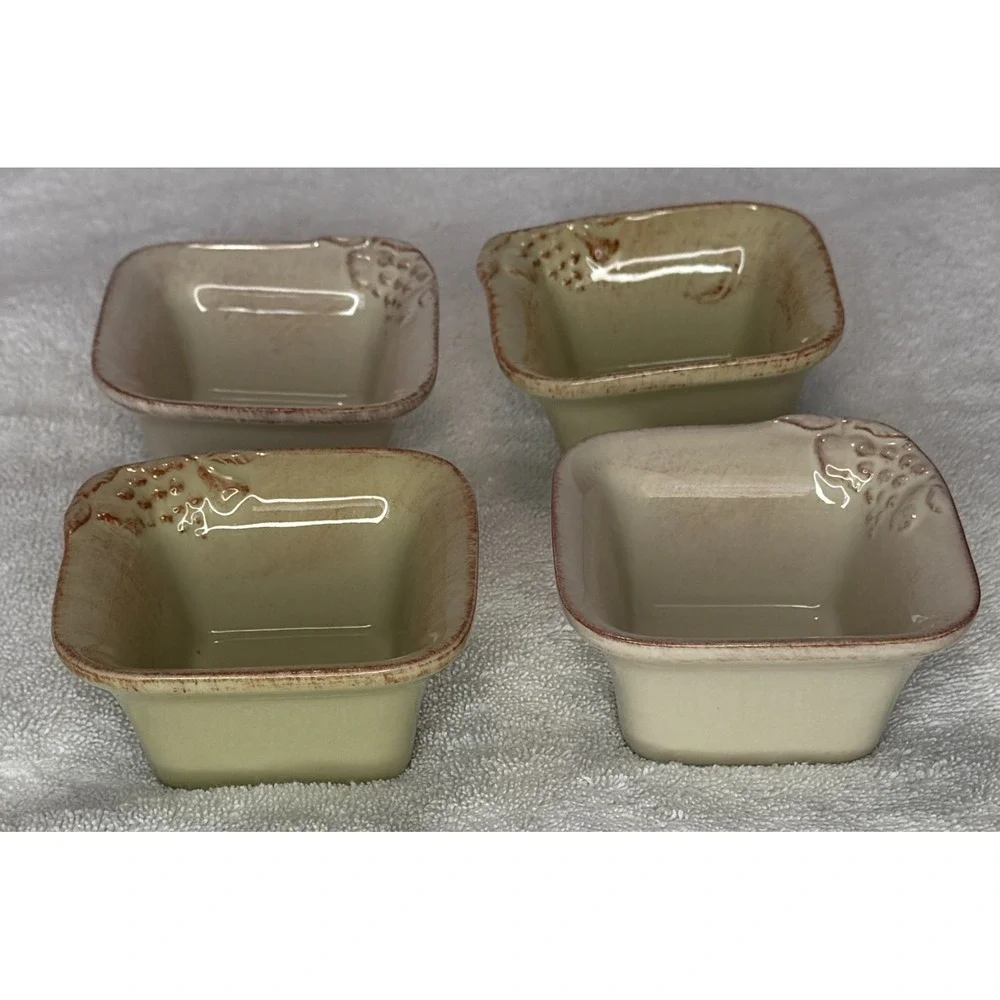 Casafina Casa Stone Madeira Harvest Square Ramekin 3.5